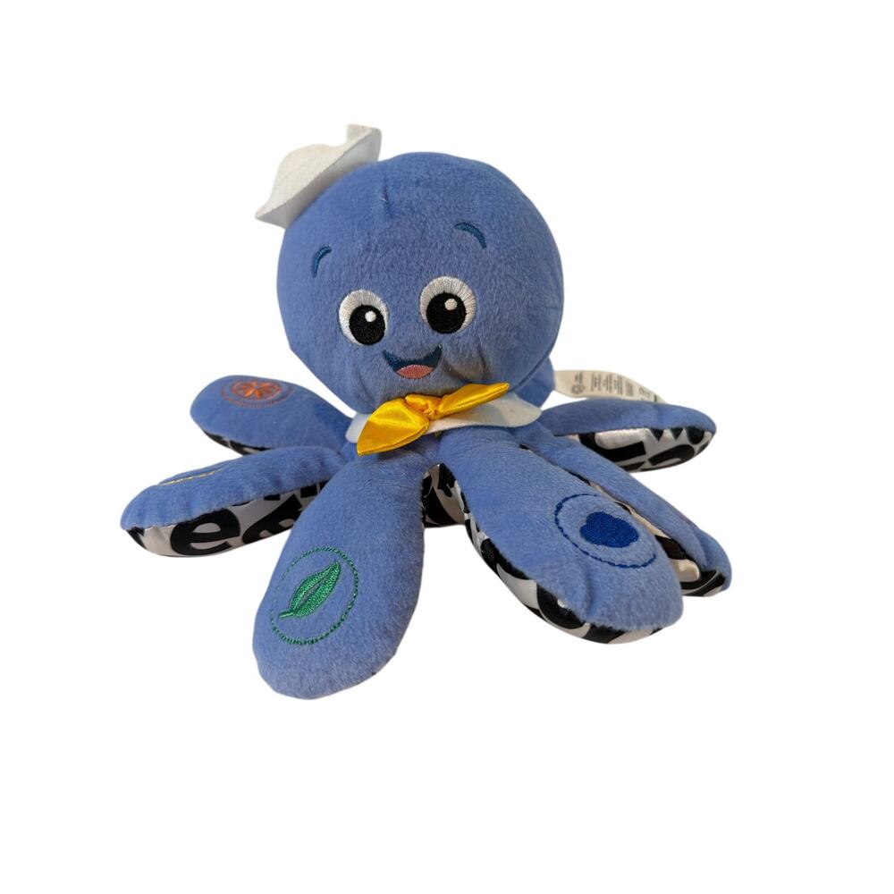 Baby Einstein Octopus Plush Music Toy Interactive Learning Colors Tested Works